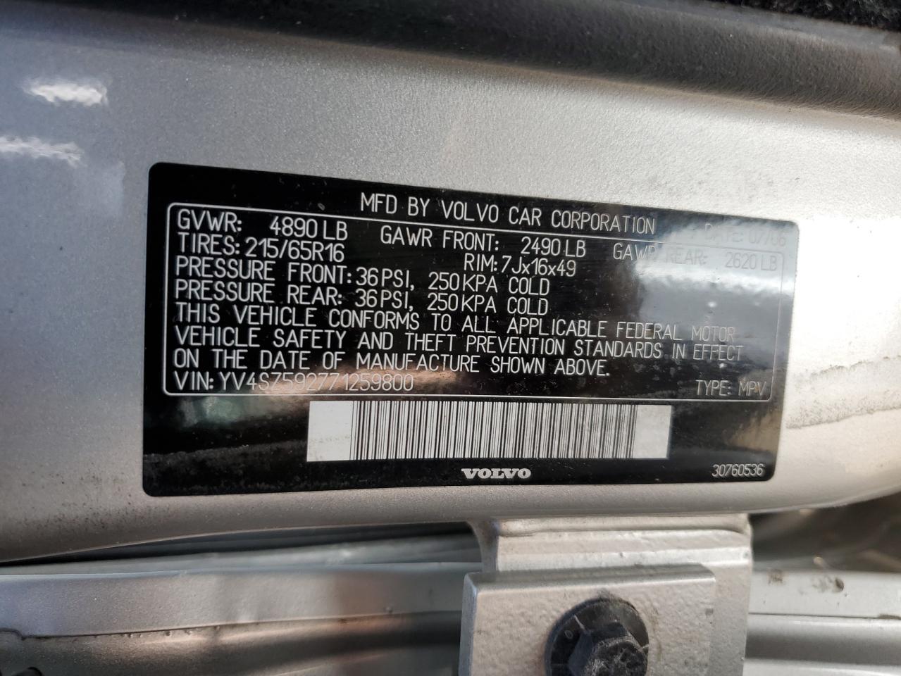 2007 Volvo XC70 - Image 12