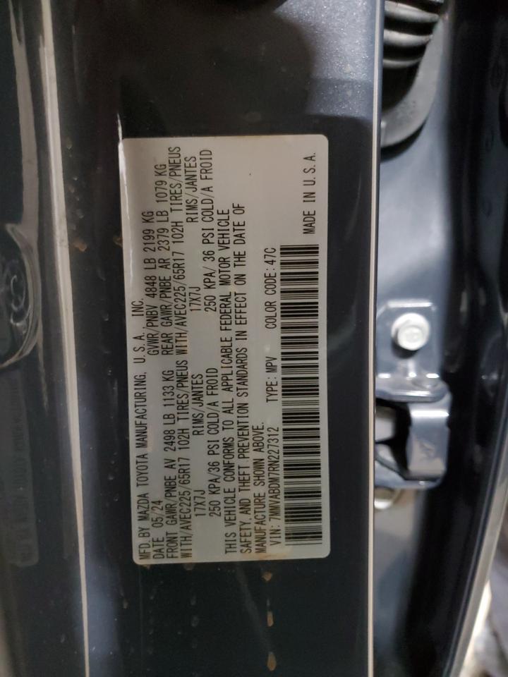 2024 Mazda Cx-50 Premium VIN: 7MMVABDM7RN227312 Lot: 50590515