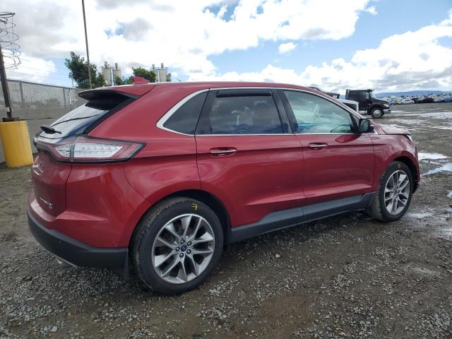  FORD EDGE 2018 Czerwony
