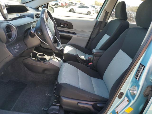 Hatchbacks TOYOTA PRIUS 2013 Turquoise