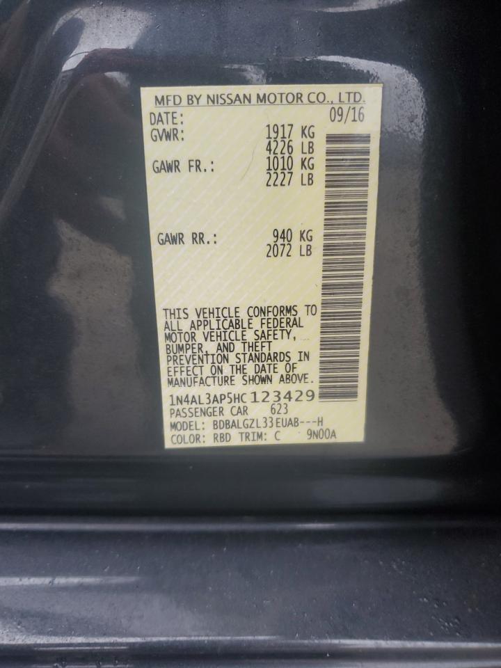 1N4AL3AP5HC123429 NISSAN ALTIMA 2017