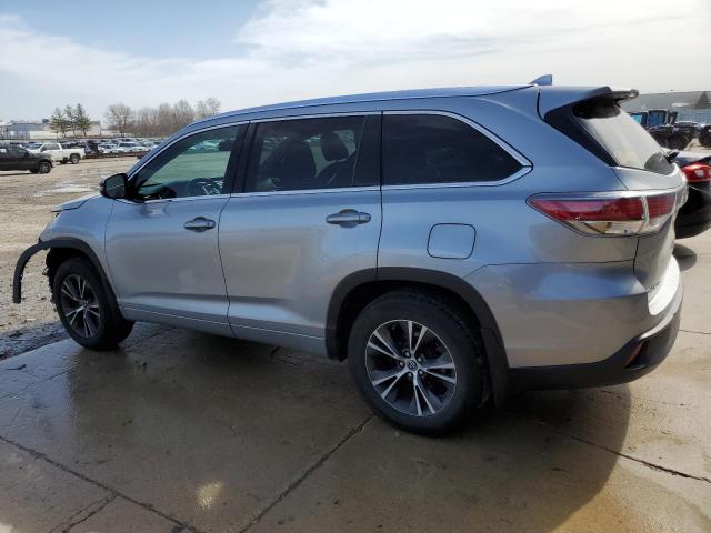  TOYOTA HIGHLANDER 2016 Silver