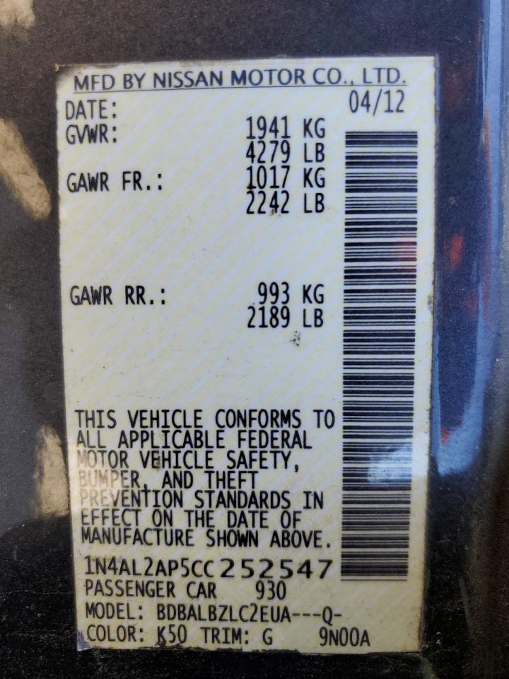 2012 Nissan Altima - Image 13