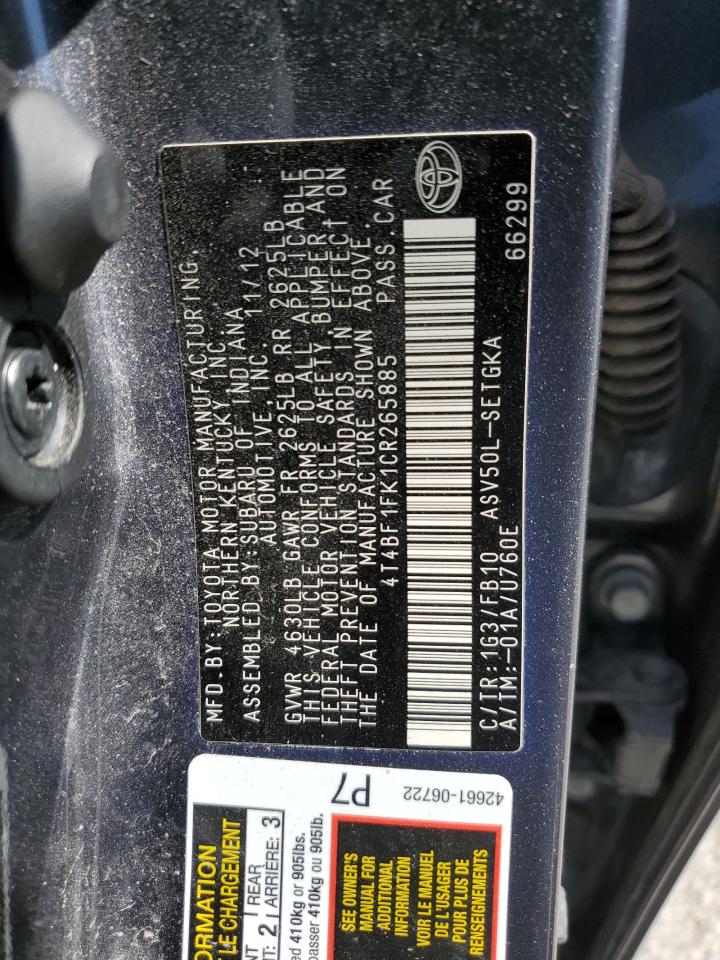 2012 Toyota Camry - Image 12