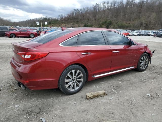  HYUNDAI SONATA 2015 Бургунди