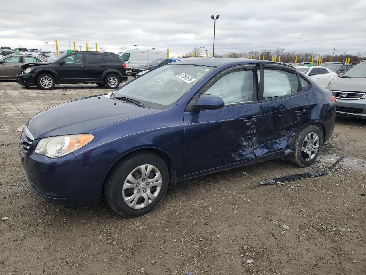 2010 Hyundai Elantra Blue за продажба в Indianapolis, IN - Side
