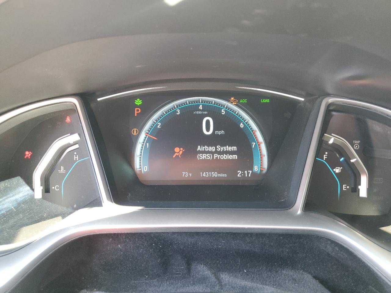 19XFC1F96GE036807 HONDA CIVIC 2016