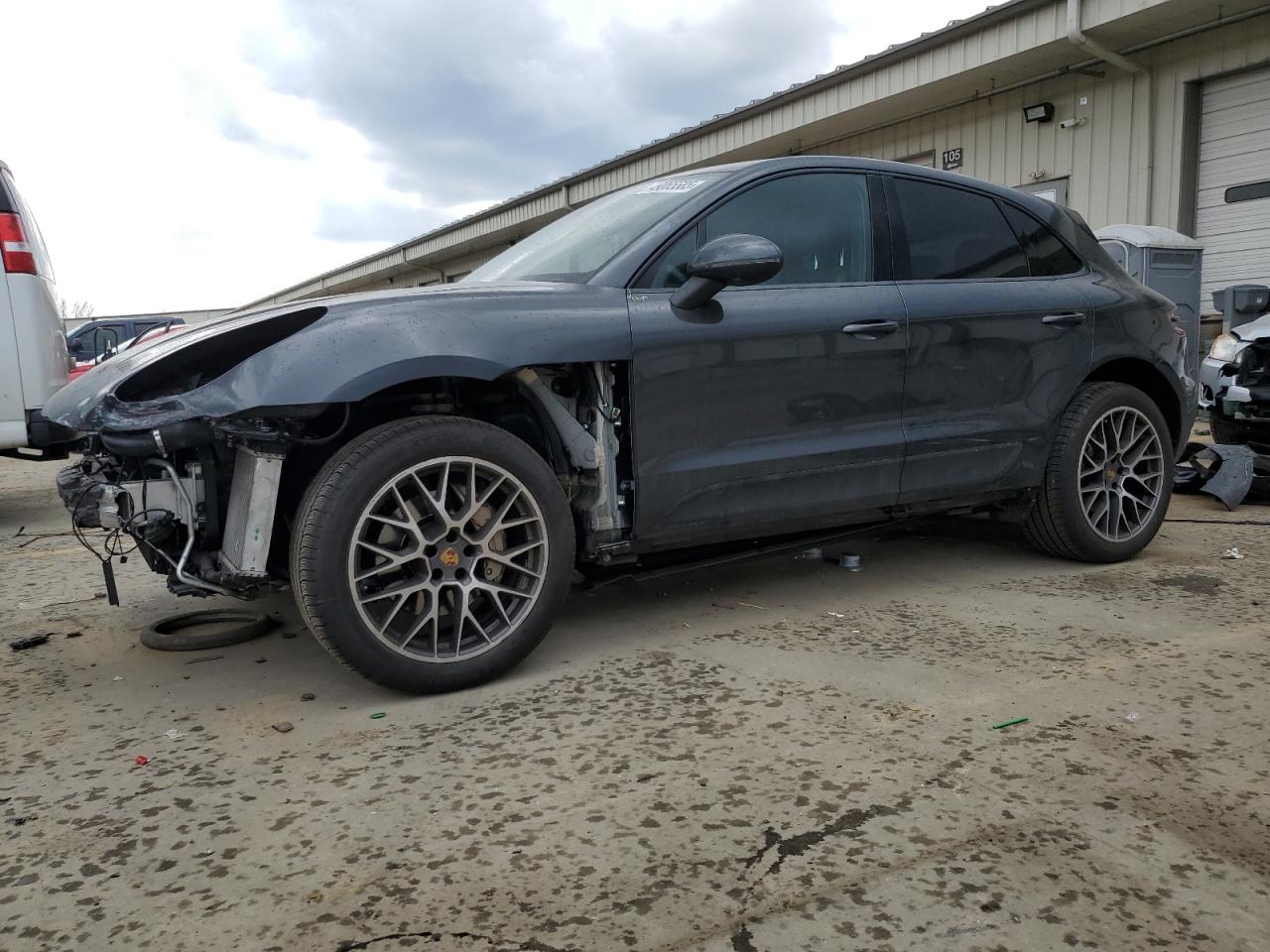 2017 PORSCHE MACAN BLACK VIN: WP1AB2A54HLB11762