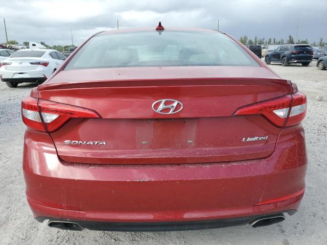  HYUNDAI SONATA 2017 Red