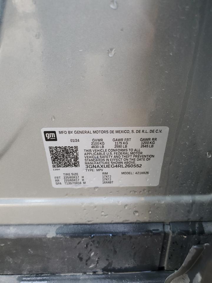3GNAXUEG4RL260552 CHEVROLET EQUINOX 2024