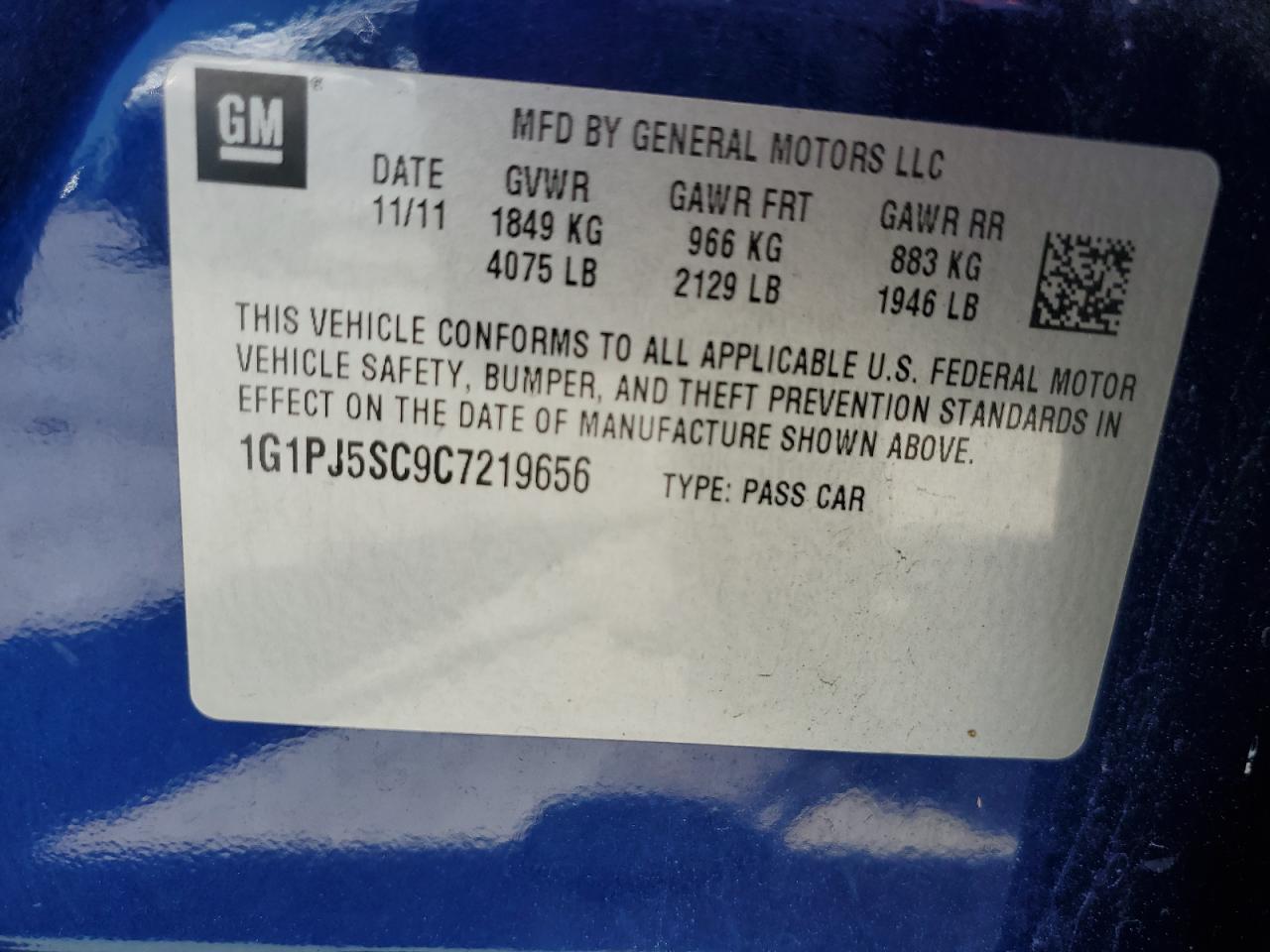 2012 Chevrolet Cruze - Image 12