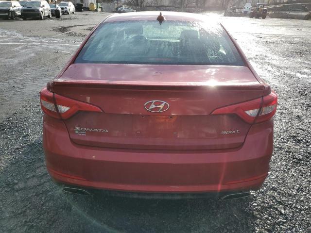  HYUNDAI SONATA 2017 Red