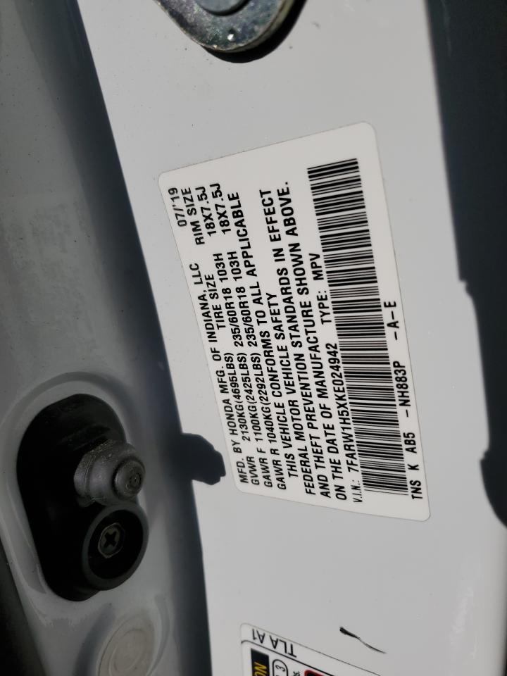7FARW1H5XKE024942 HONDA CRV 2019