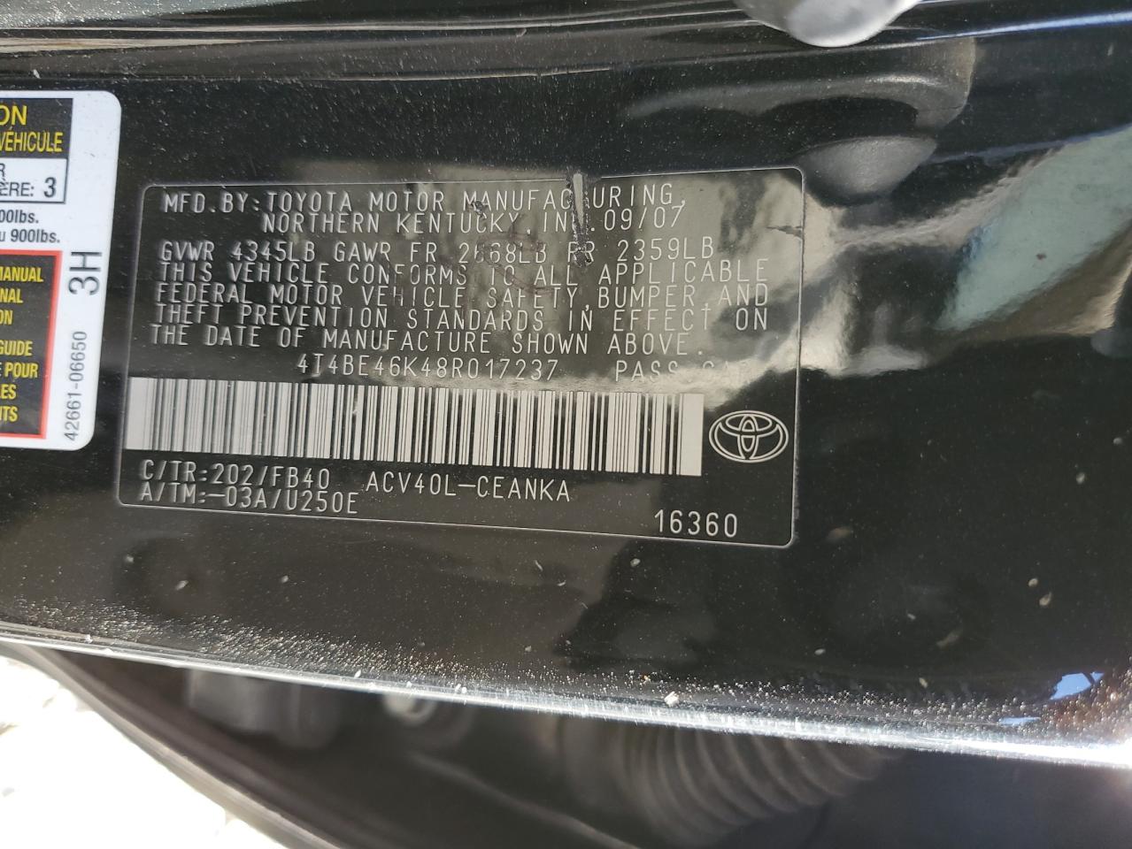 2008 Toyota Camry - Image 12