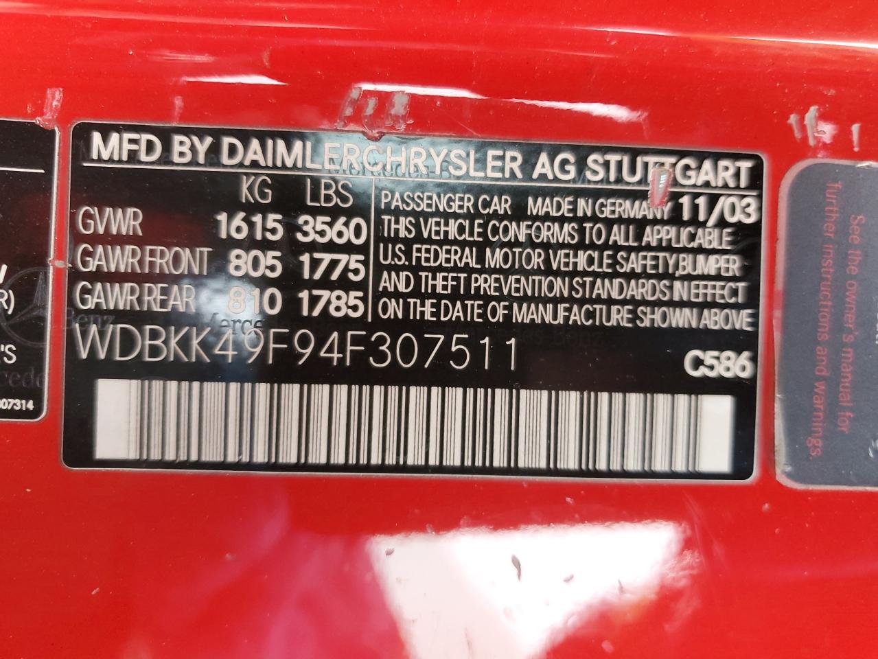 2004 Mercedes-Benz SLK-klasse - Image 12