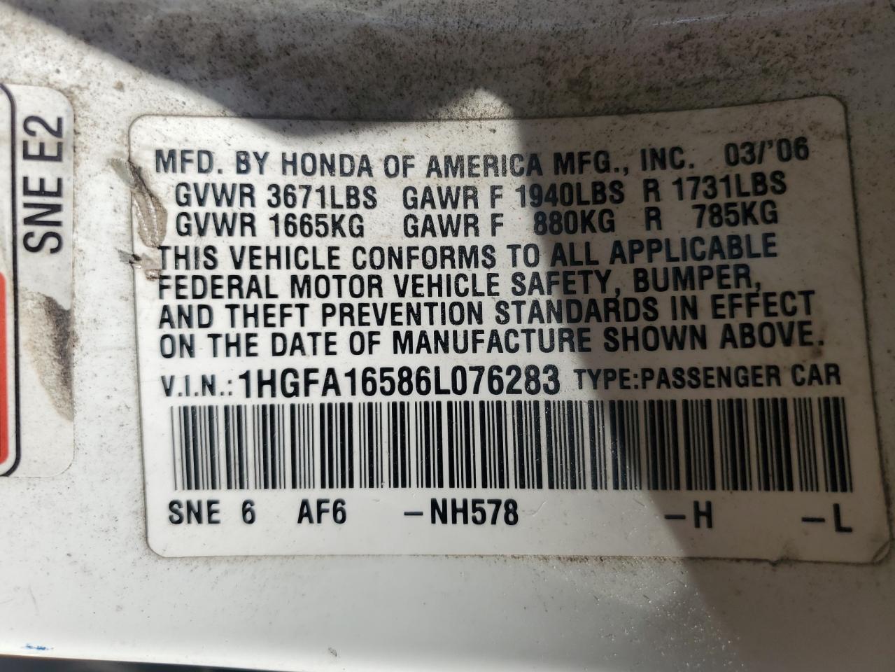 2006 Honda Civic - Image 12