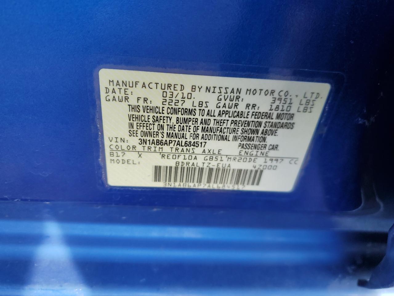 2010 Nissan Sentra - Image 12