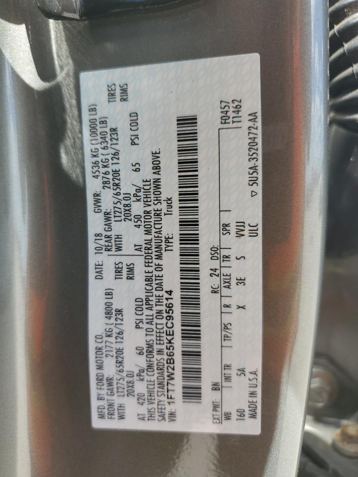 1FT7W2B65KEC95614 FORD F250 2019