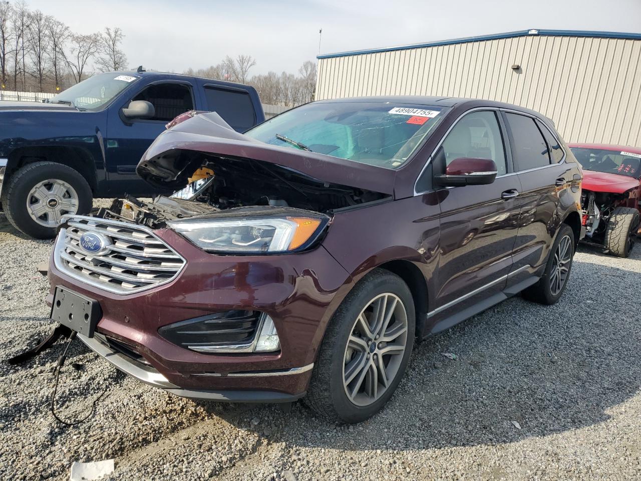 2019 Ford Edge Titanium zu verkaufen in Spartanburg, SC - Front End