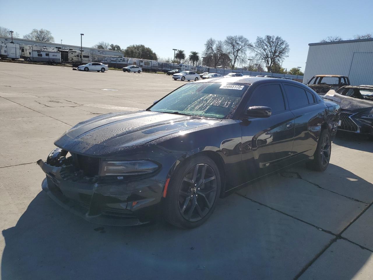 2019 Dodge Charger Sxt იყიდება Sacramento-ში, CA - Front End