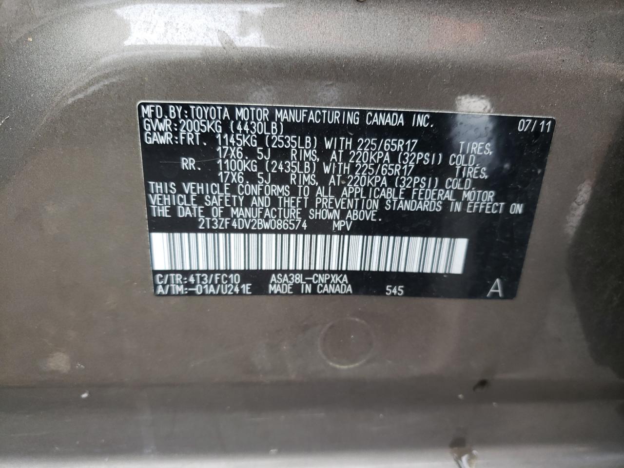 2011 Toyota RAV 4 - Image 15