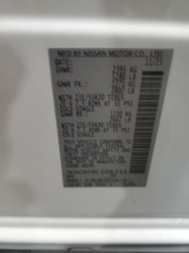 5N1AZ2BS3RC108351 NISSAN MURANO 2024
