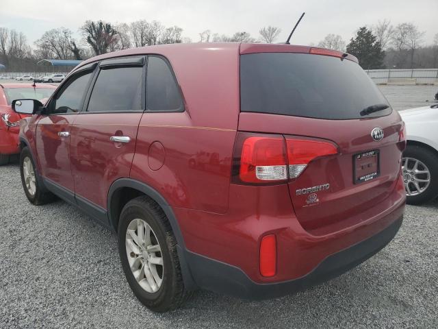  KIA SORENTO 2015 Czerwony