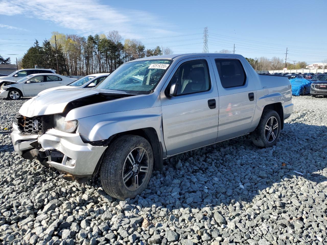 2013 Honda Ridgeline Sport продається в Mebane, NC - Front End