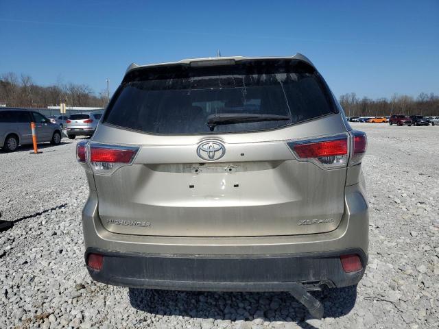  TOYOTA HIGHLANDER 2015 tan