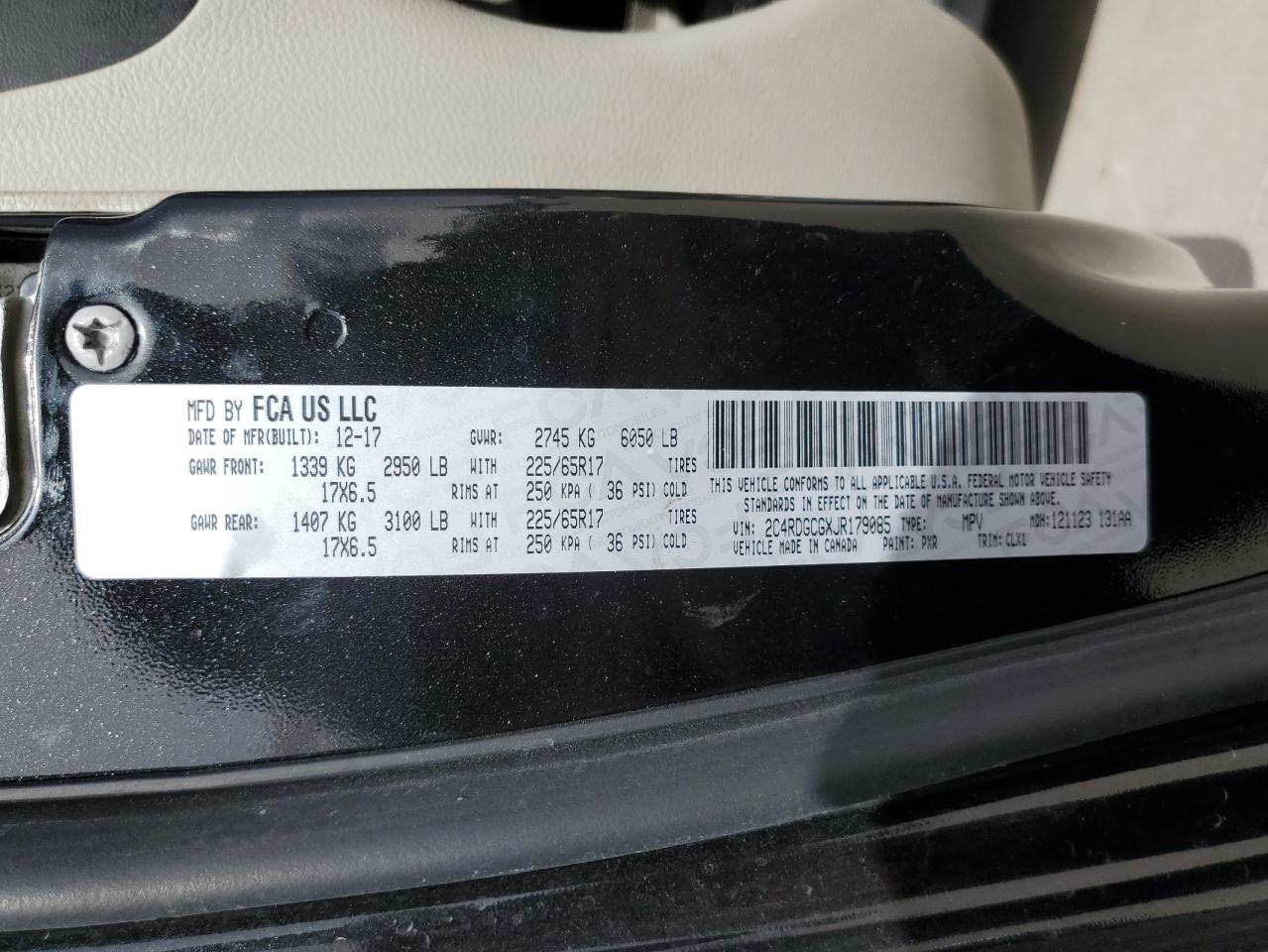 2018 Dodge Caravan - Image 12