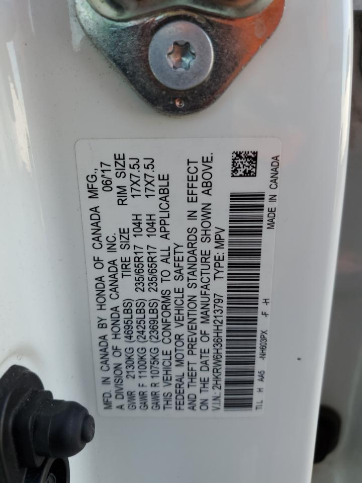 2HKRW6H36HH213797 HONDA CRV 2017