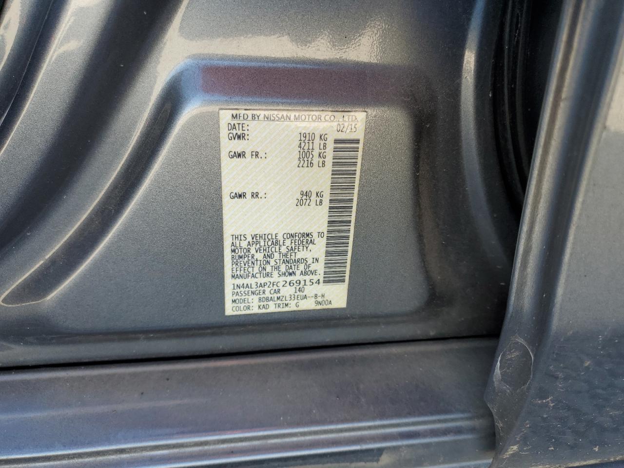 2015 Nissan Altima - Image 12