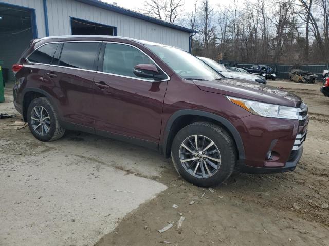  TOYOTA HIGHLANDER 2019 Burgundy