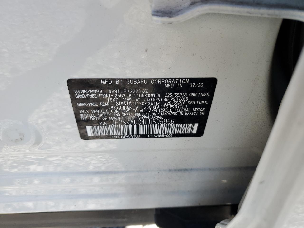 2020 Subaru Forester - Image 13