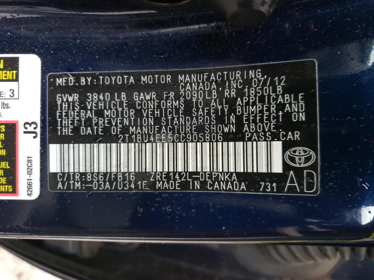 2012 Toyota Corolla - Image 14