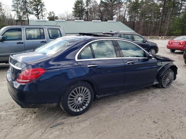  MERCEDES-BENZ C-CLASS 2015 Blue