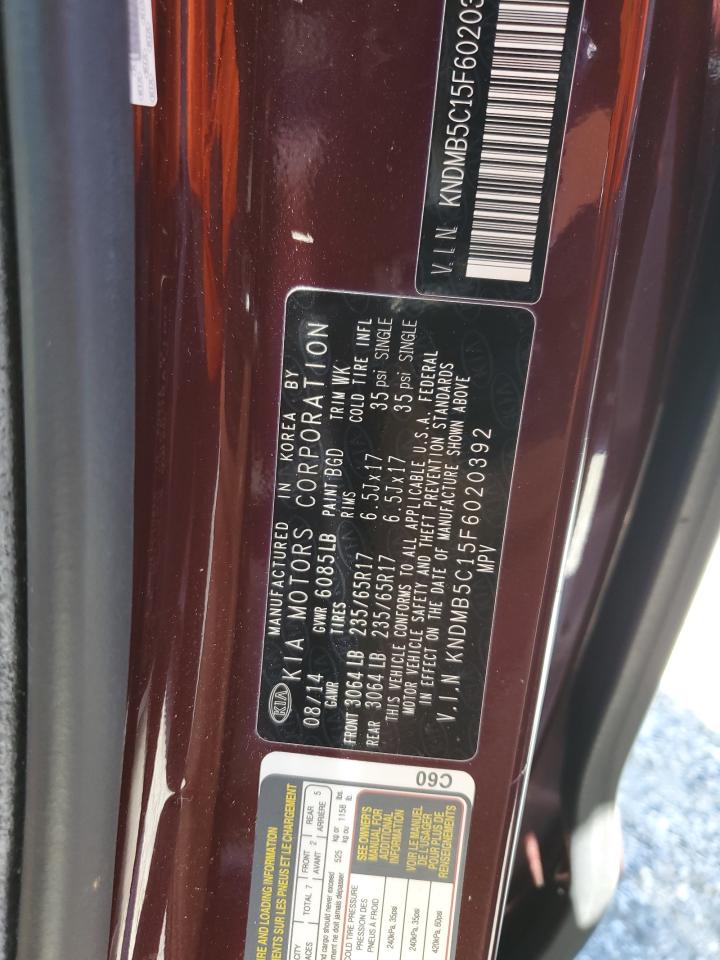 2015 Kia Sedona - Image 16