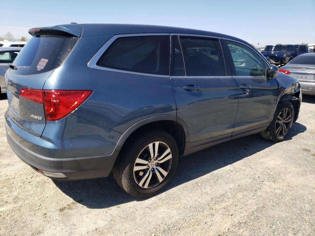 5FNYF6H50GB008938 HONDA PILOT 2016