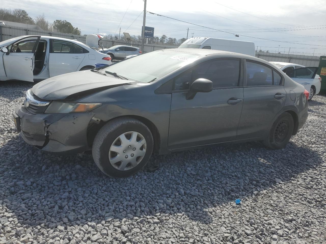 2012 Honda Civic Lx for Sale in Hueytown, AL - Front End