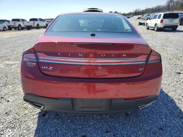  LINCOLN MKZ 2016 Czerwony