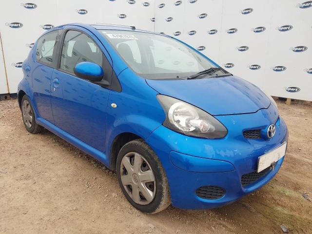 2011 TOYOTA AYGO BLUE