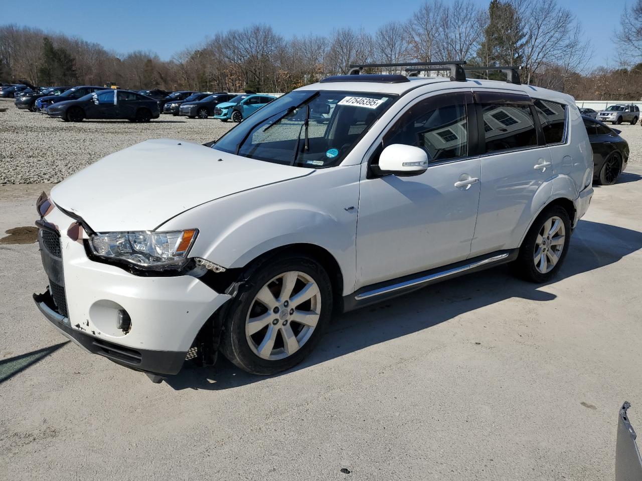 2011 Mitsubishi Outlander Gt na sprzedaż w North Billerica, MA - Front End