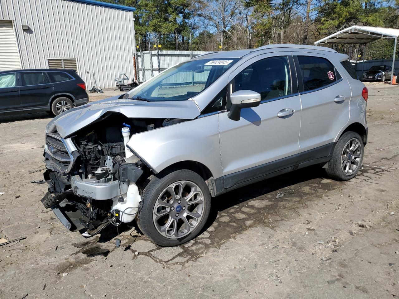 2018 Ford Ecosport Titanium იყიდება Austell-ში, GA - Front End