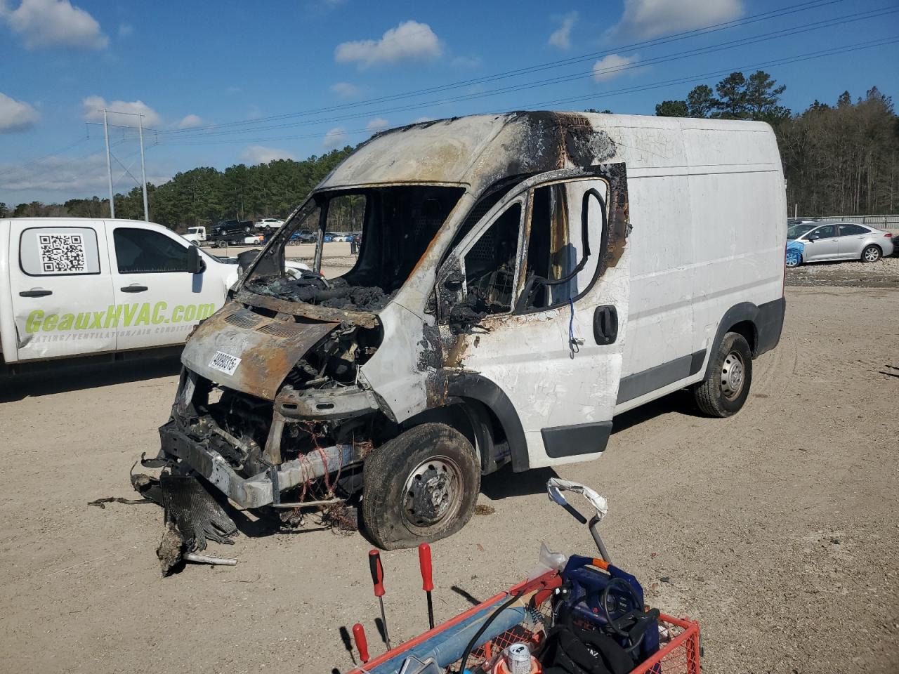 2014 Ram Promaster 2500 2500 High na sprzedaż w Greenwell Springs, LA - Burn