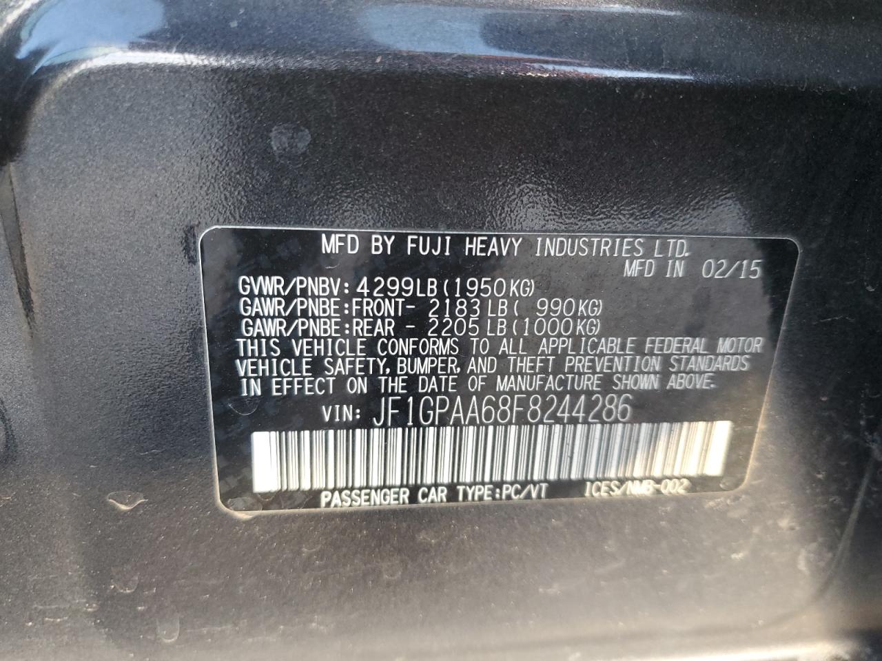 2015 Subaru Impreza - Image 12