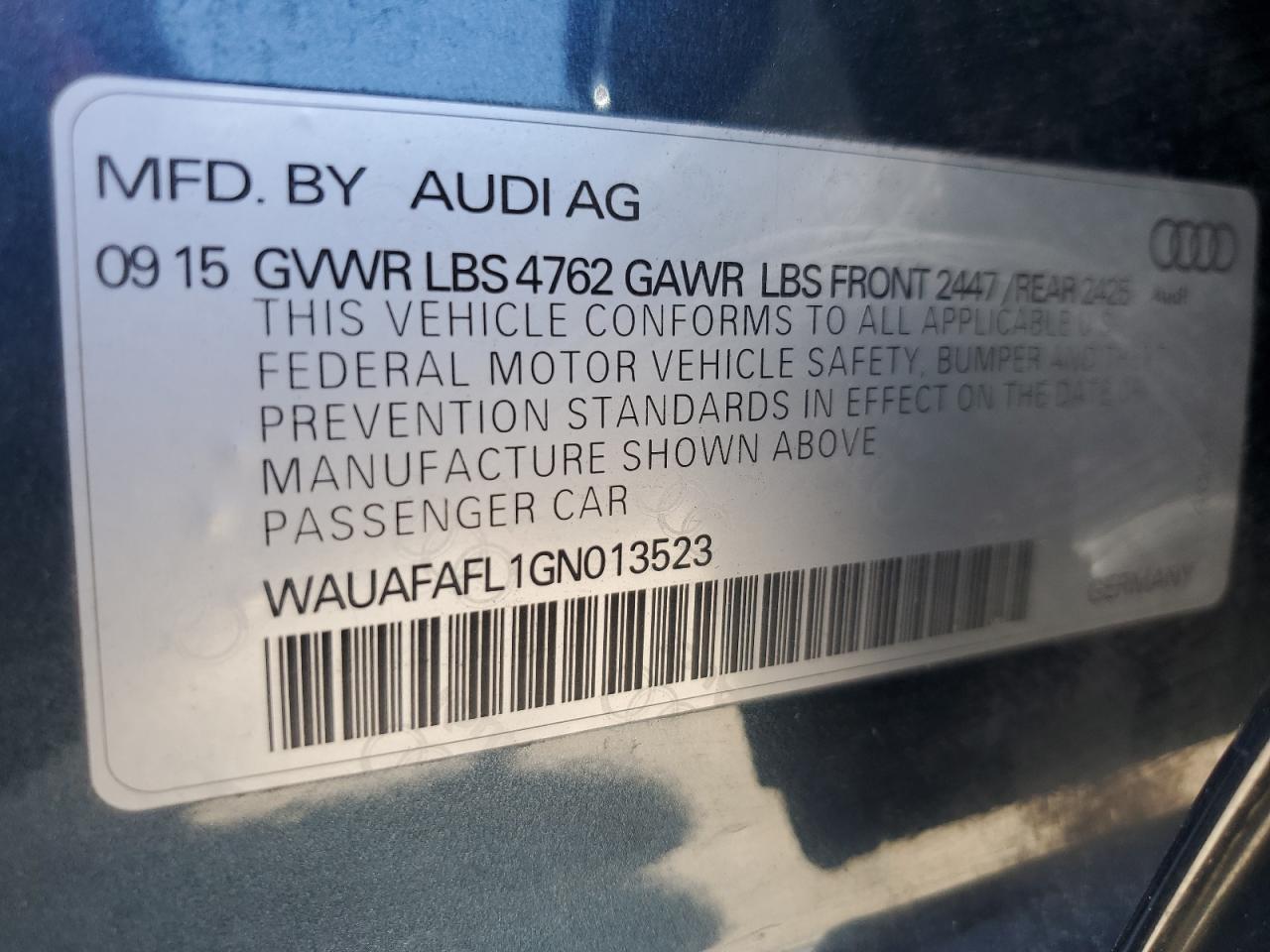 2016 Audi A4 - Image 13