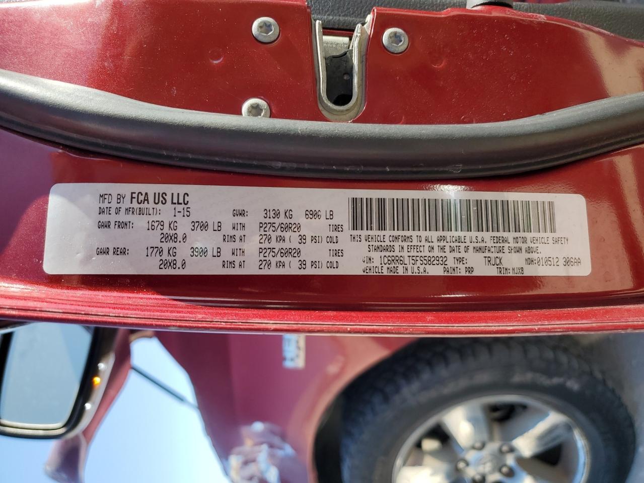 2015 RAM 1500 - Image 12
