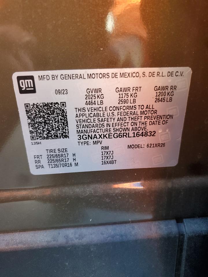3GNAXKEG6RL164832 CHEVROLET EQUINOX 2024