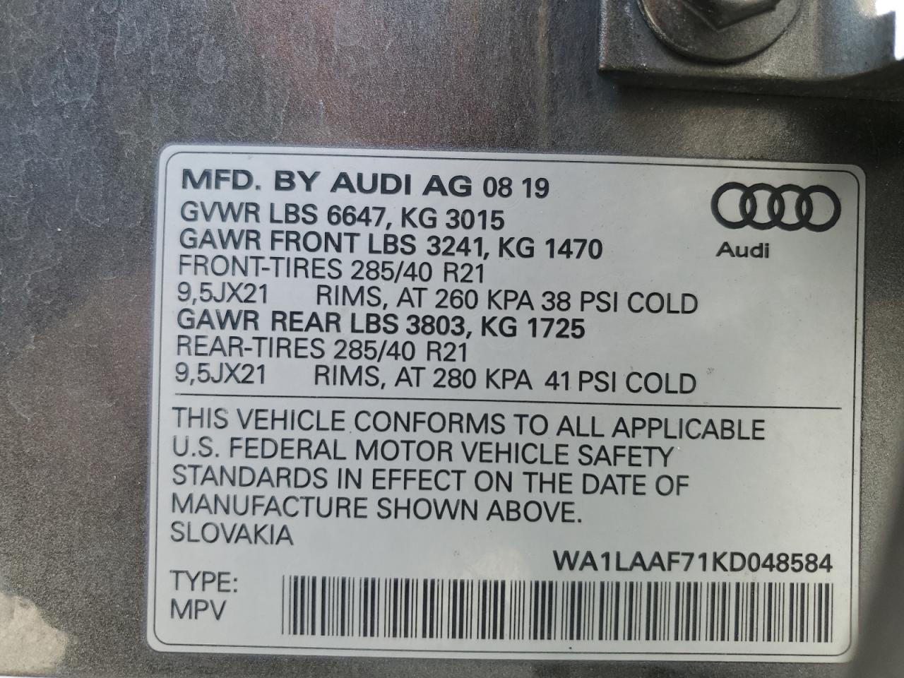 2019 Audi Q7 - Image 13