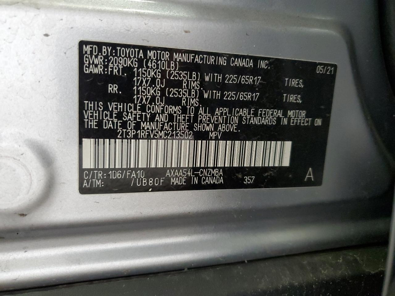 2021 Toyota RAV 4 - Image 13